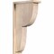 Ekena Millwork Crestline Smooth Corbel w/Backplate, Douglas Fir, 5 1/2"W x 14"D x 26"H COR06X14X26CRE01SDF - alternate 1